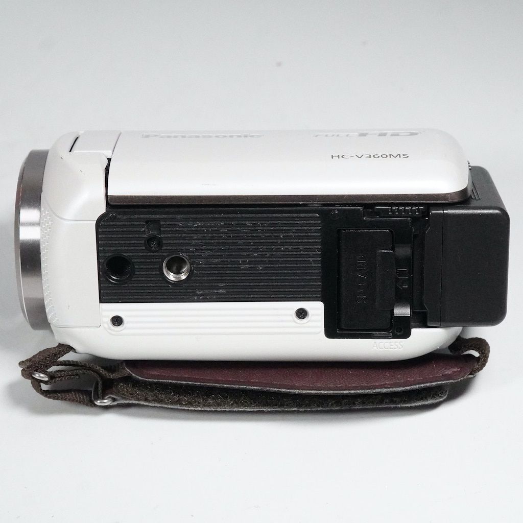  Panasonic パナソニック HC V 360 MS ホワイト 返金保証 2196 ビデオカメラ本体 ビデオカメラ