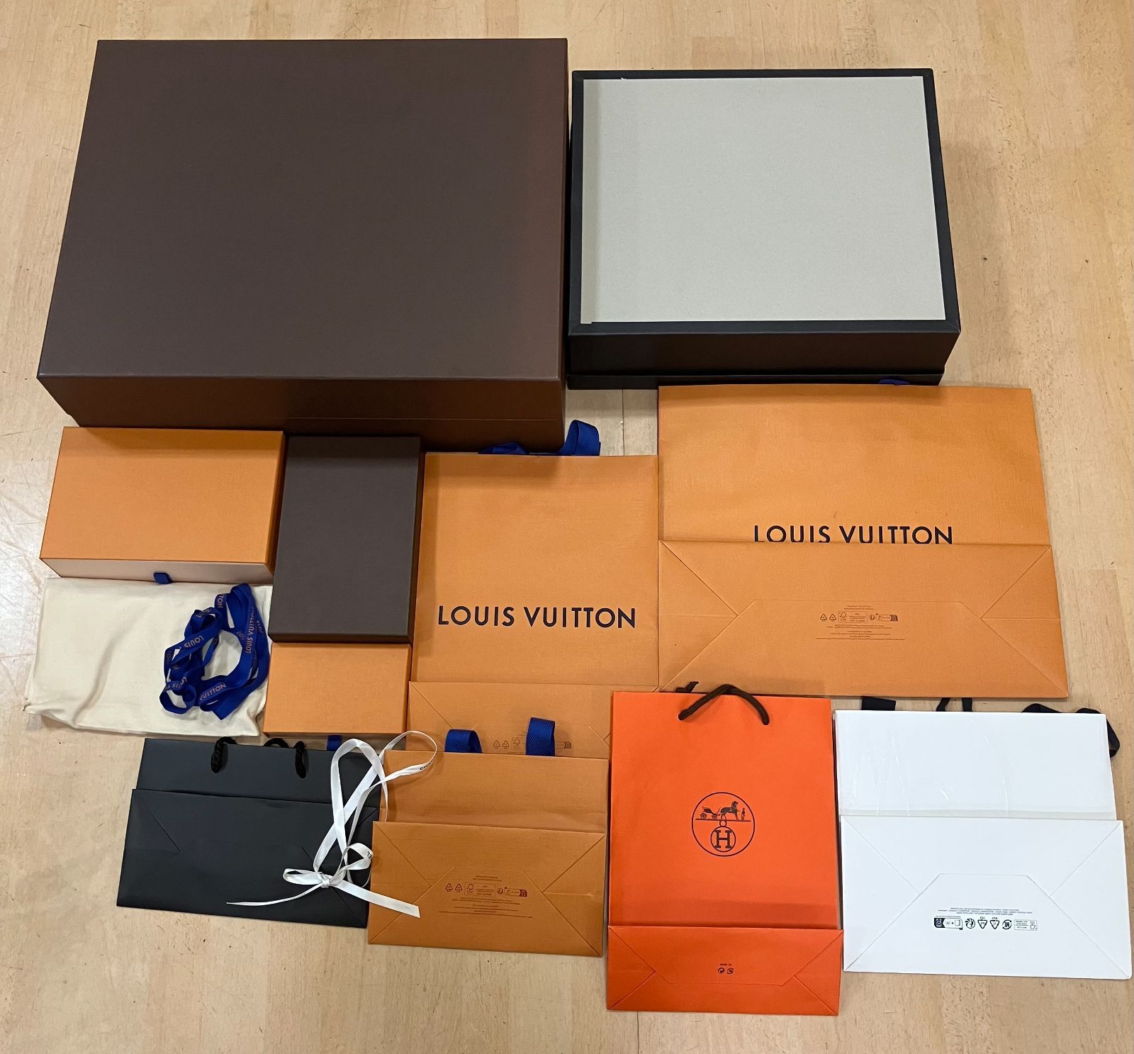 27865】空箱 LOUIS VUITTON ｳﾞｨﾄﾝ CHANEL ｼｬﾈﾙ HERMES ｴﾙﾒｽ