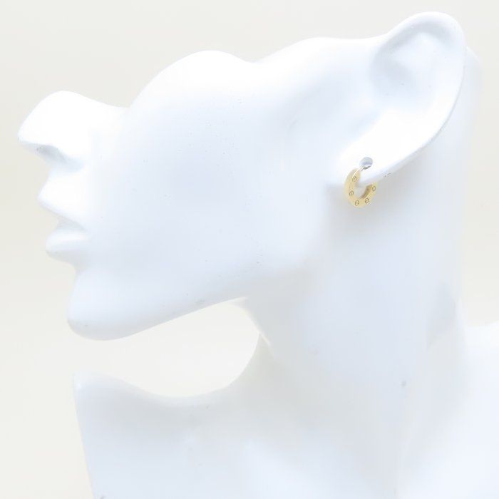 CARTIER カルティエ ラブ フープ ピアス オンライン限定 シングル  