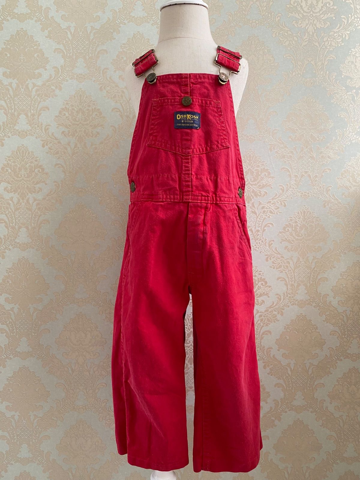 Size 110 オシュコシュ オーバーオール 赤 oshkosh ヴィンテージ
