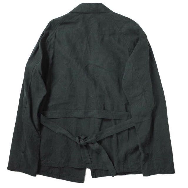 AURALEE WASHED LINEN BELTED JACKET 5 - メルカリ