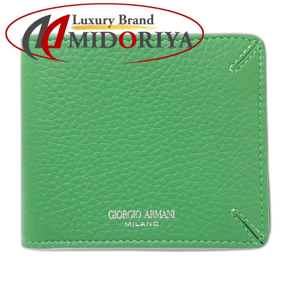 未使用級 近年モデル GIORGIOARMANI レザー コンパクト ウォレット ウィメンズ ウォレット・スモールレザーグッズ | 【公式