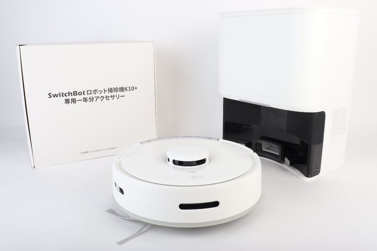 SwitchBot ロボット掃除機 K10 アクセサリー付き W3011023 スイッチボット 掃除 家事 R2503-257