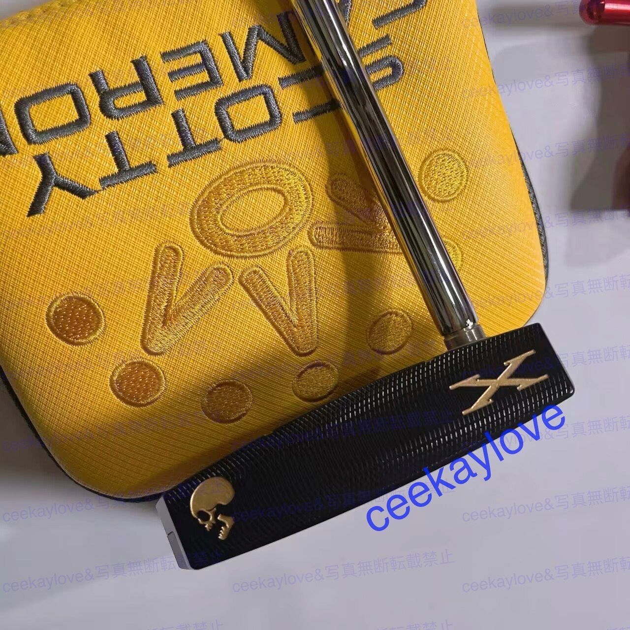 34インチ タイトリスト スコッティ キャメロン ゴルフパター ファントム PHANTOM X12 ゴルフクラブ ヘッドカバー付け スカル柄 WWW_OLIVIERBERNSTEIN_COM