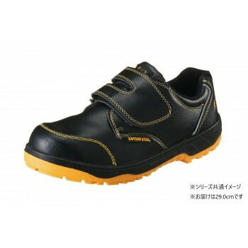 福山ゴム工業 作業靴 キャプテンプロセフティー 211 29.0cm ブラック ER17600