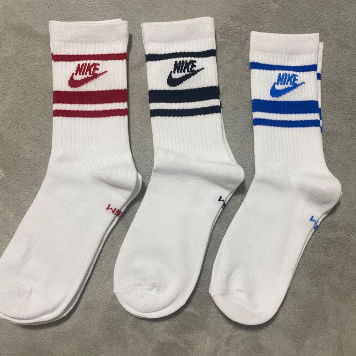 新品 ナイキ ソックス 3足 Nike靴下 - メルカリ