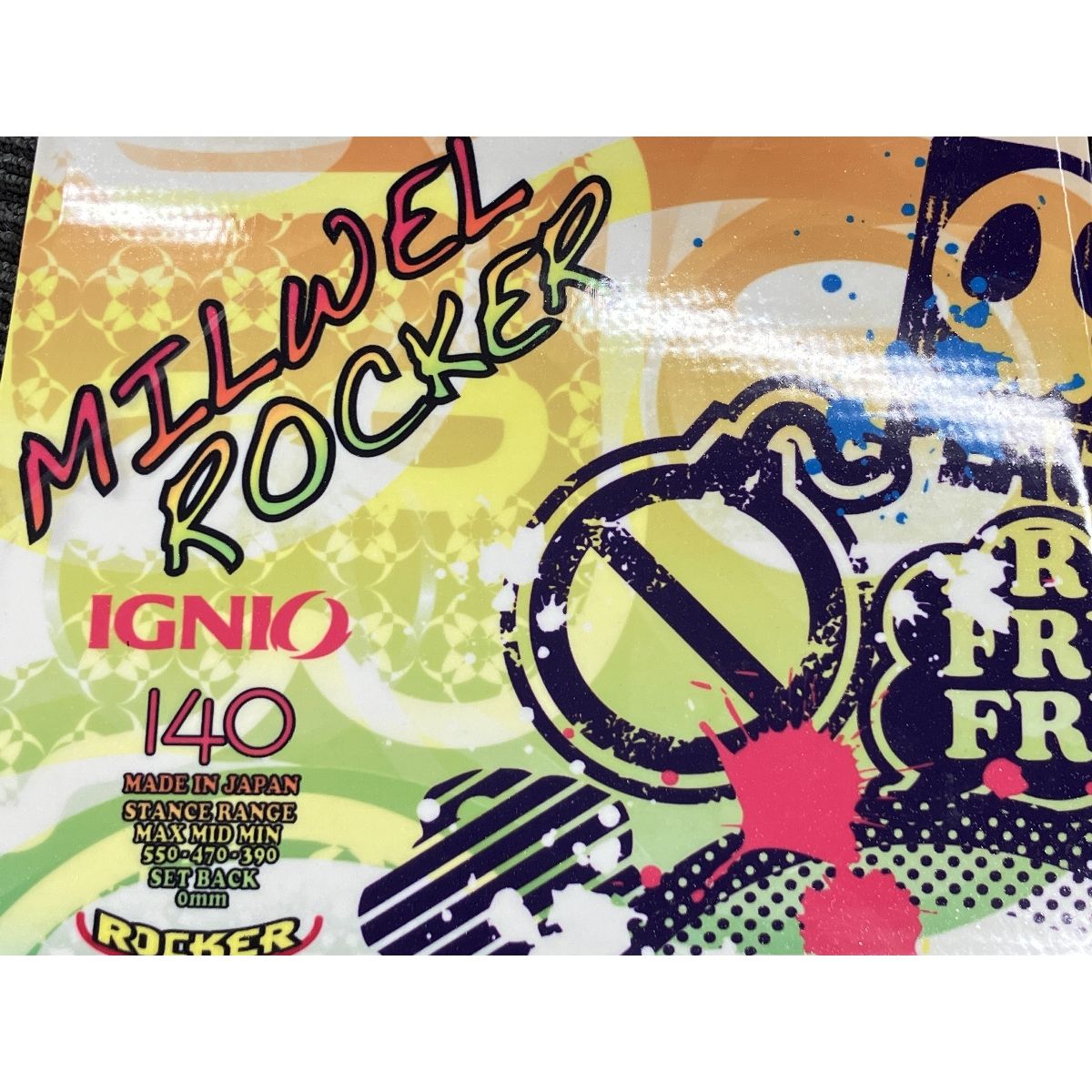 IGNIO】MILWEL ROCKER 110㎝ +ビンディング 2点セット 3点セット