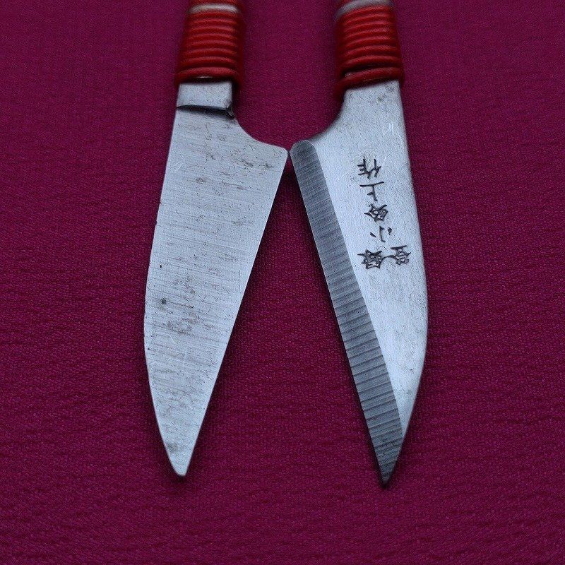 糸切鋏 小鈴 上作 全長約107㎜ 糸切りばさみ 和鋏 握り鋏 刺繍鋏 