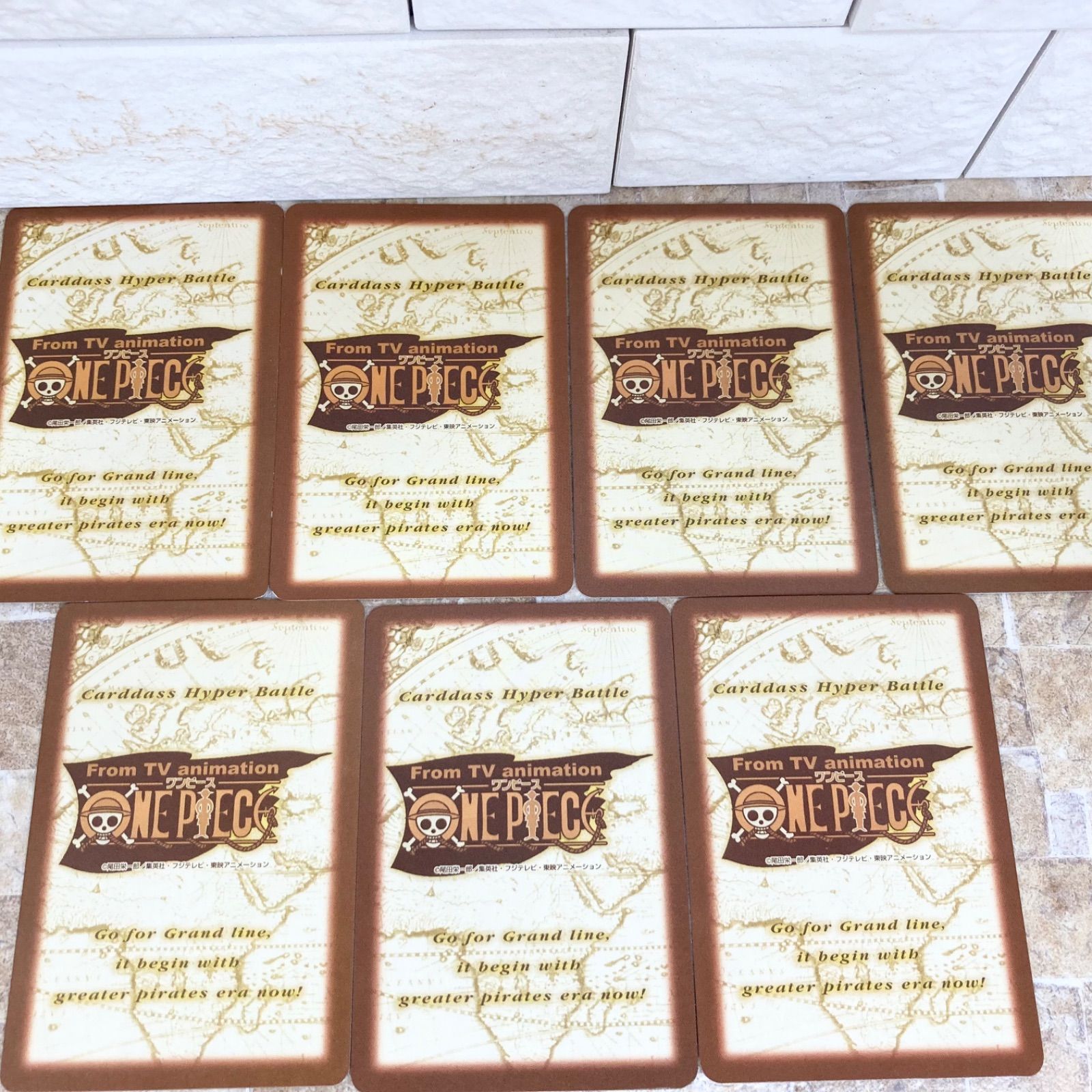 7枚 【ウソップセット】 ワンピース カードダス ハイパーバトル ONE