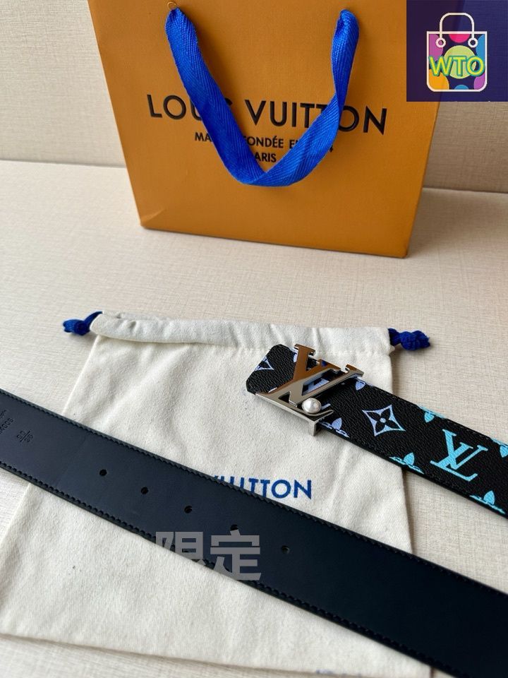⭐︎LOUIS VUITTON⭐︎ ベルト　ほぼ未使用 今日特価】Louis Vuitton Initiales ルイヴィトン イニシャルズ
