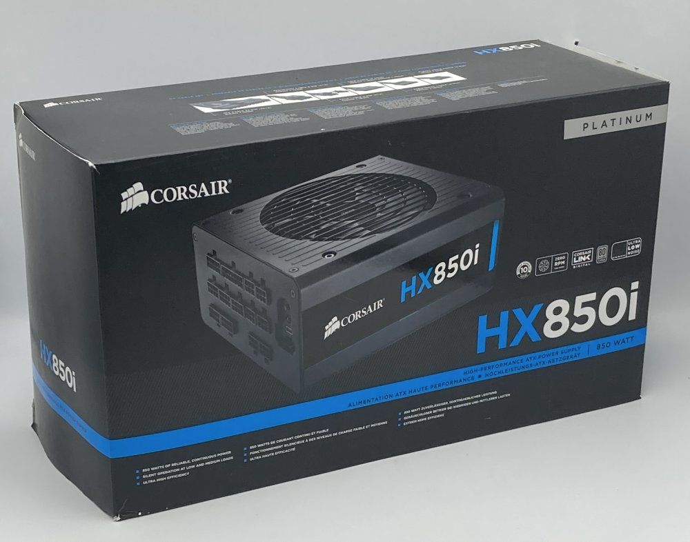 Corsair HX850i 80PLUS PLATINUM 850W PC 電源ユニット PS545 CP