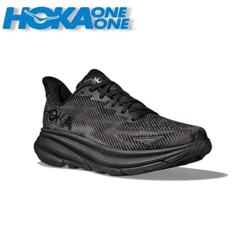 新品✨ ホカオネオネ HOKA ONE ONE レディース  陸上 ランニング シューズ CLIFTON 9 クリフト ン 9 BBLC ブラック×ブラッ ク アウトドア レジャー 人気商品 おしゃれ 軽量モデル 靴 スポーツ sport shoes