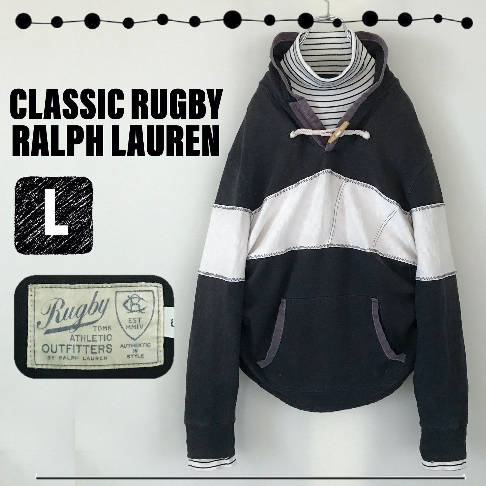ラグビージャージ ラルフローレン OLDタイプ 90s POLO SPORT 