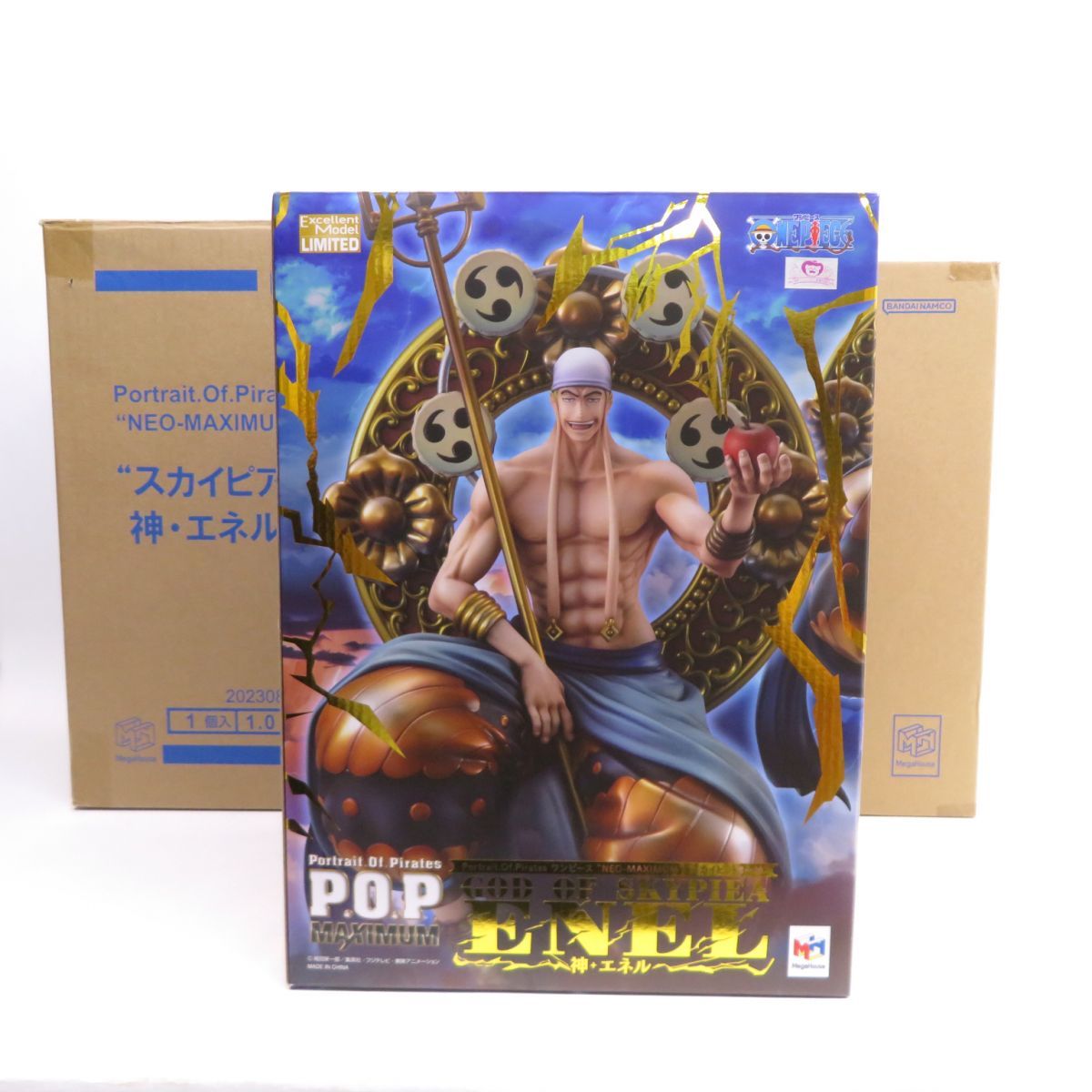 メガハウス エクセレントモデルLIMITED P.O.P ワンピース NEO-MAXIMUM ”スカイピア唯一神” 神 エネル フィギュア