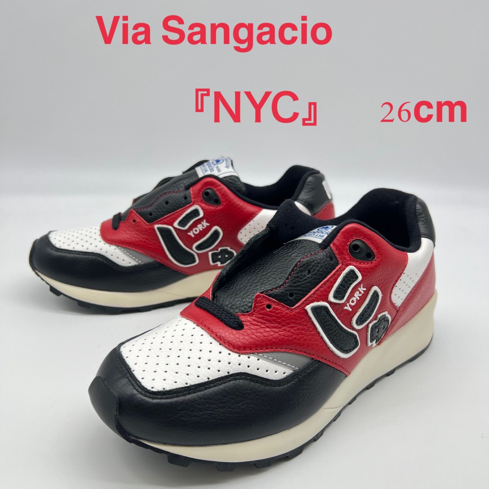 Via Sangacio サンガッチョ にゅ〜ず 『NYC』 スニーカー 26cm - メルカリ