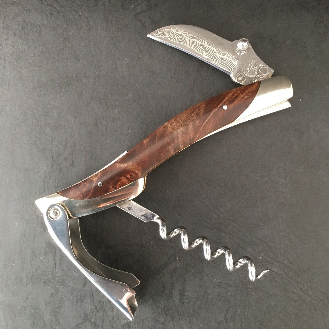 アスロ ソムリエナイフ バールウッドダマスカス ATHRO Sommelier Knife AT-11