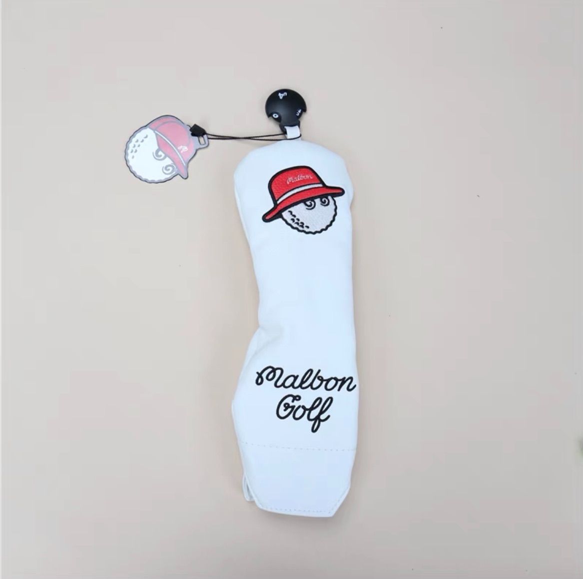 新品★ Malbon Golf マルボンゴルフクラブカバー4点セット　ホワイト 大人気値下げ新品4点セット】Malbon Golfマルボンゴルフクラブ