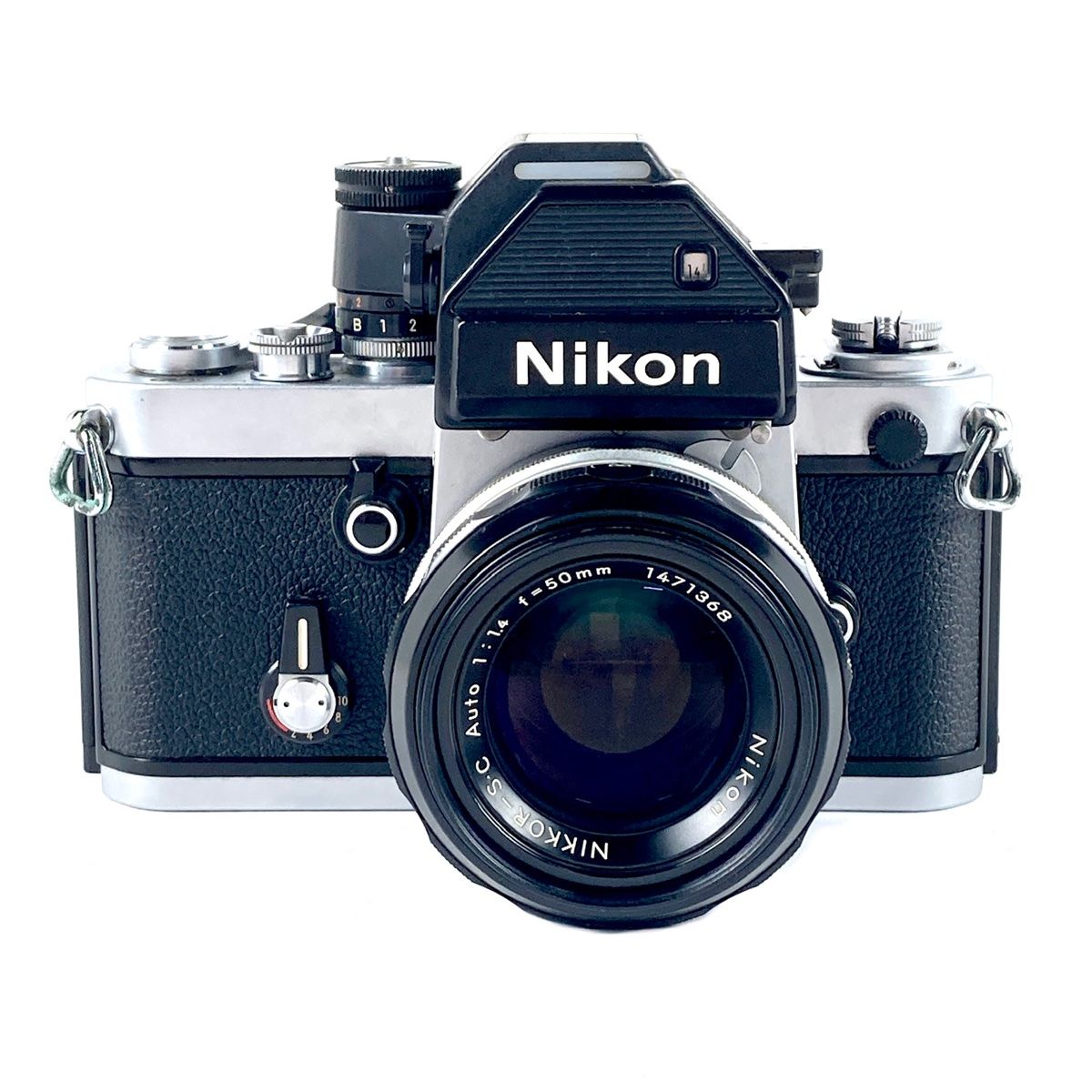 ニコン Nikon F2 フォトミック S シルバー + NIKKOR S.C 50mm F1.4 非Ai フィルム マニュアルフォーカス  一眼レフカメラ 【中古】