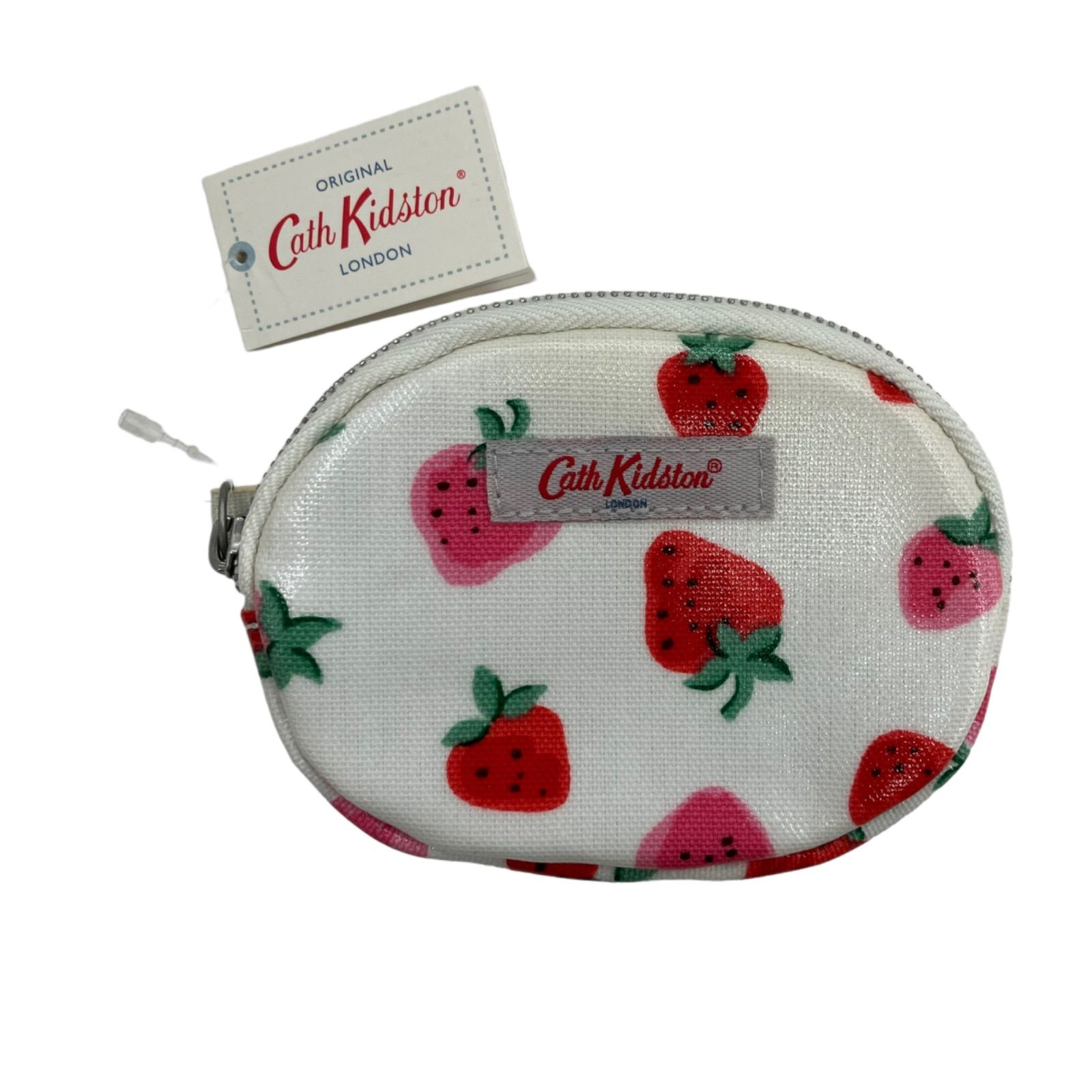 ＜未使用品＞CathKidson キャスキッドソン　いちご柄　トート・巾着・エコバッグ・ミニポーチ・キーケース　5点セット