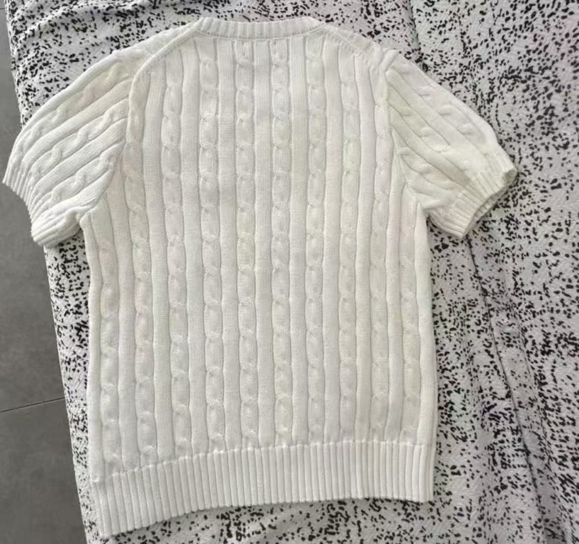 POLOポロラルフローレン ケーブルニット コットン サマーニット