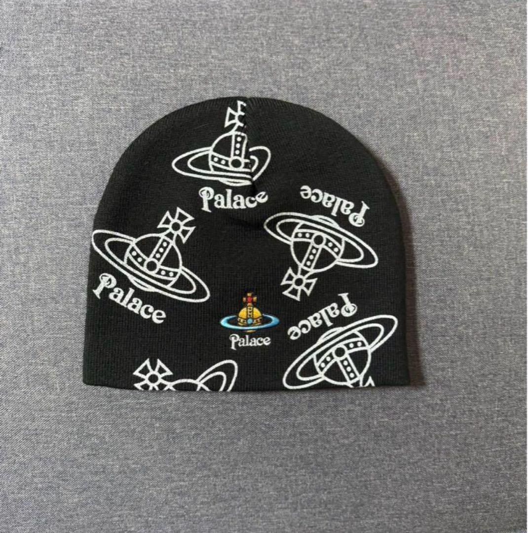 PALACE VIVIENNE WESTWOOD JERSEY BEANIE 黒