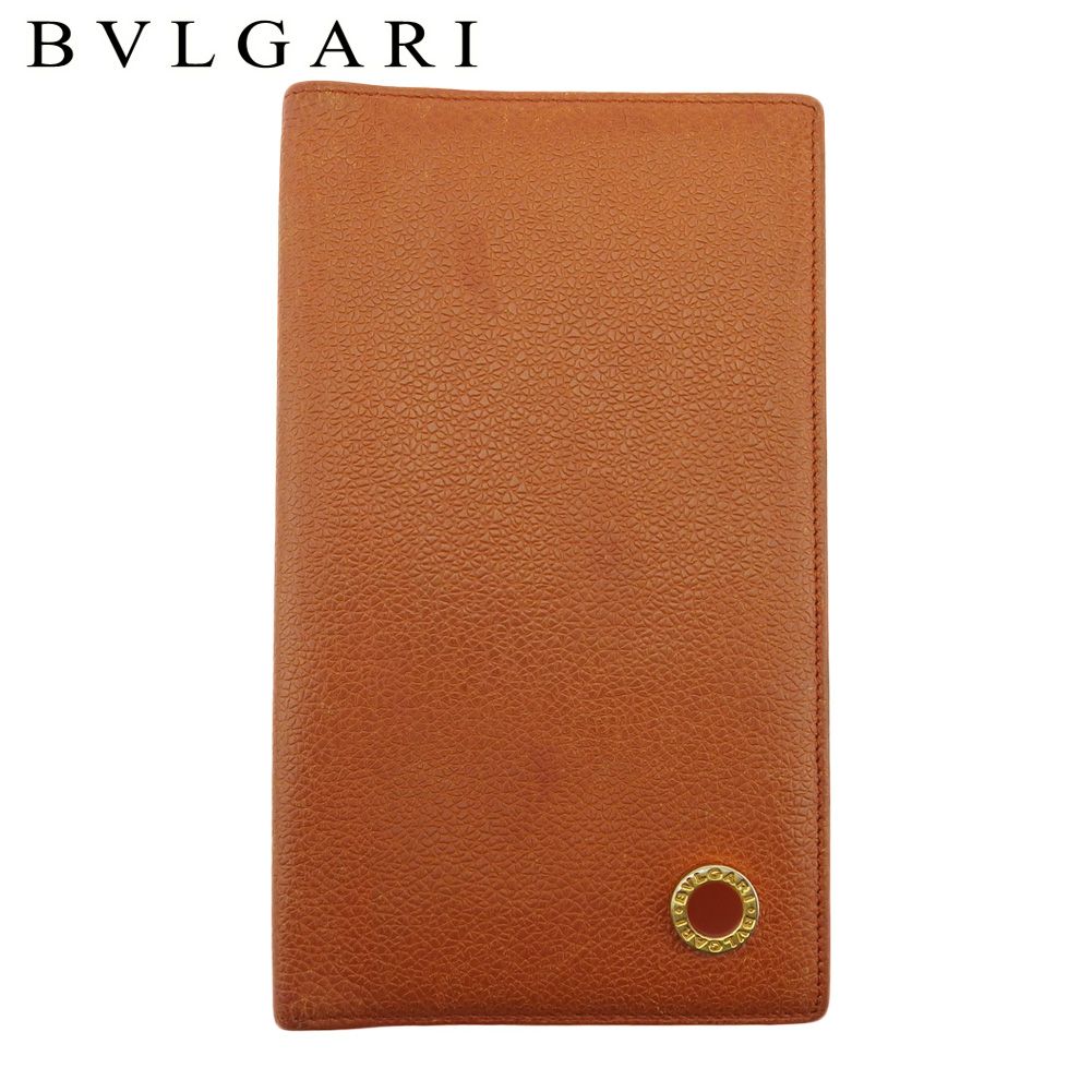 ブルガリ BVLGARI 手帳カバー ブルガリブルガリ ライトブラウン ゴールド レディース