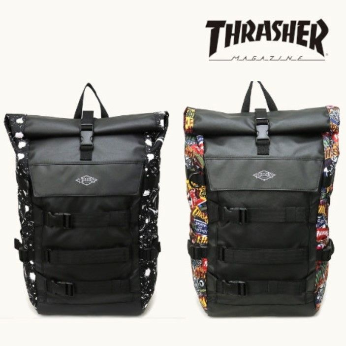 THRASHER】 スラッシャー リュック 口折れバックパック - メルカリ