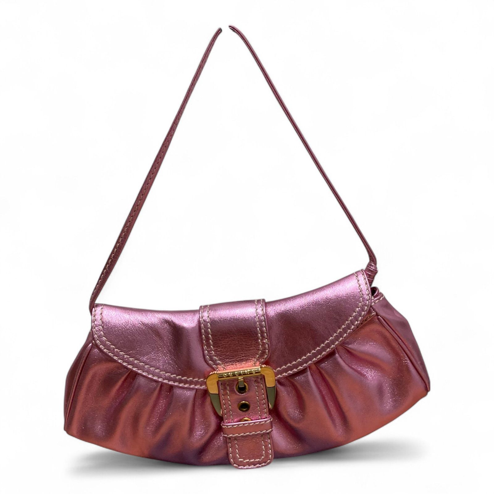 CELINE セリーヌ ⑤ CE00|34 ワンショルダーバッグ レディース シャイニーピンク ー