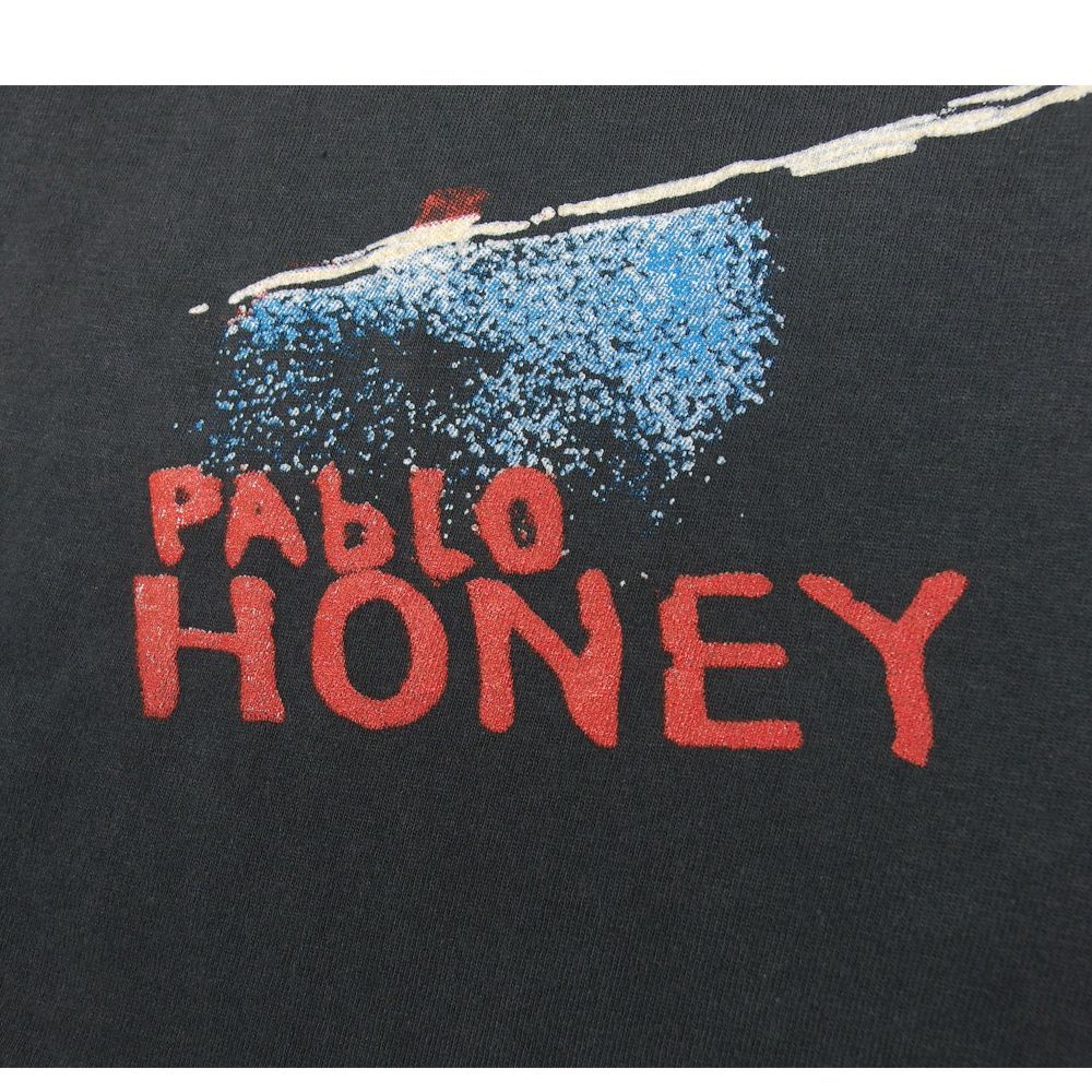 318 radiohead レディオヘッド ロンT 長袖 Tシャツ ブラック Lサイズ