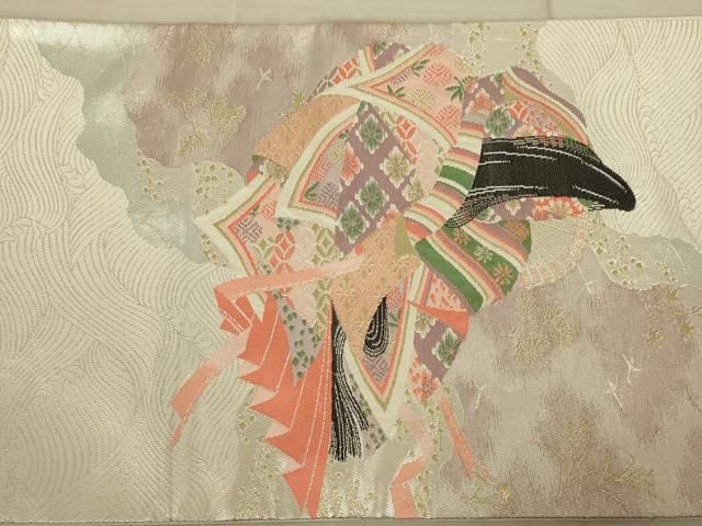 平和屋着物○上質な小紋 舞花文 金彩 ゑり善扱い 正絹 逸品 AAAZ7560zg