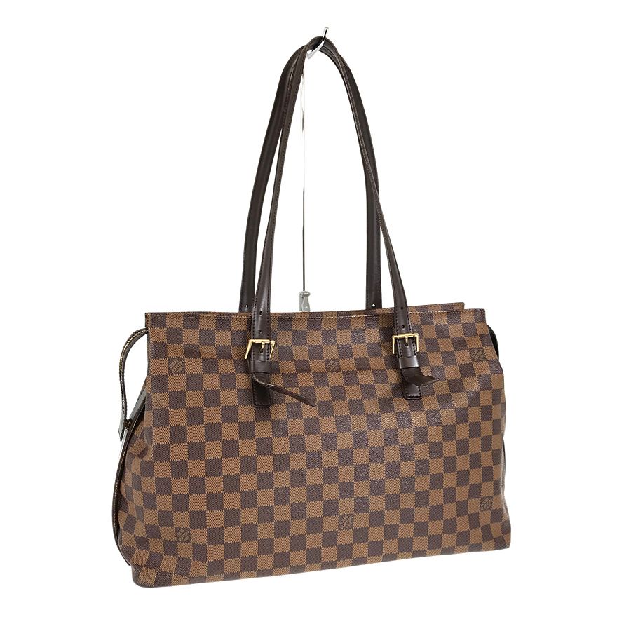 ルイ・ヴィトン LOUIS VUITTON ダミエ チェルシー N51119 エベヌ PVC