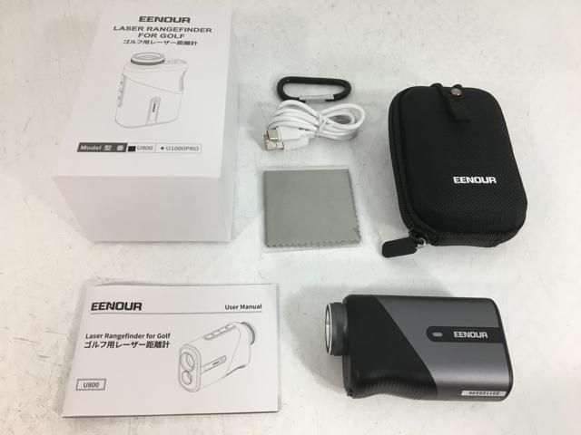 【中古美品】EENOUR ゴルフ用レーザー距離計 U800 EENOUR ゴルフ用距離計 U800+ ブラック WEB限定】ゴルフレーザー距離計