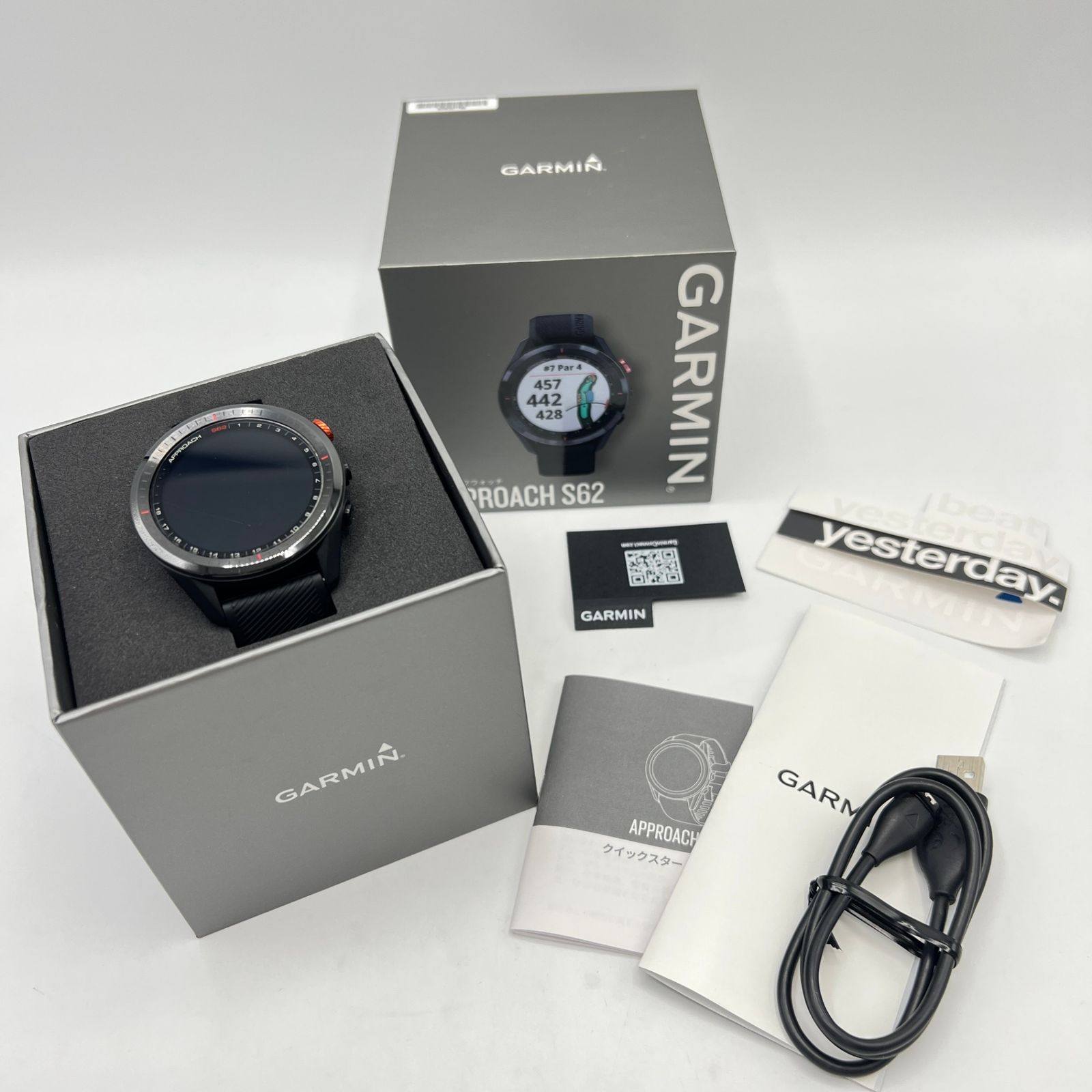 Garmin S62 ゴルフGPSナビ 箱あり GARMIN APPROACH S62 GPSゴルフ