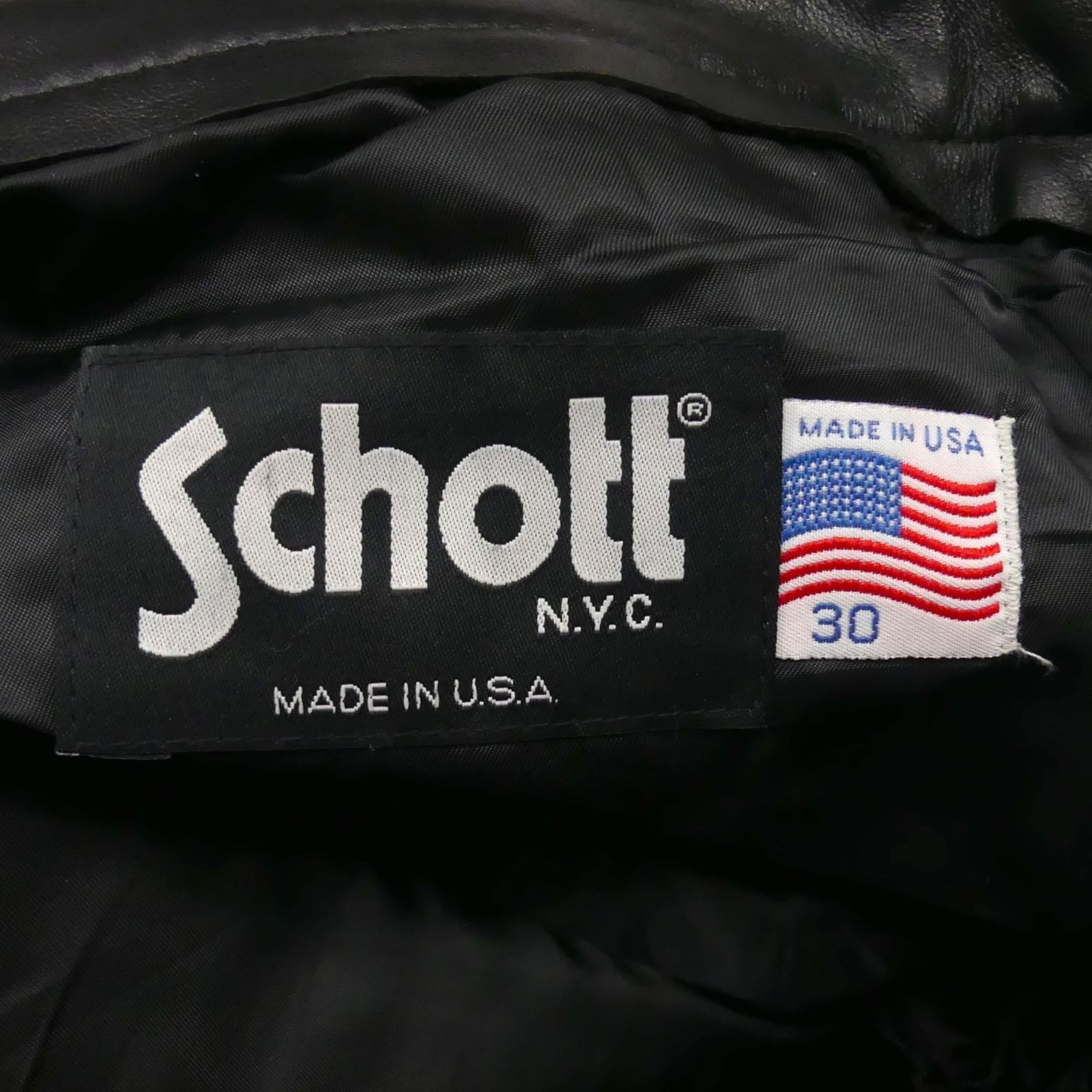 アメリカ製 Schott ショット レザーパンツ 本革 90s ヴィンテージ 