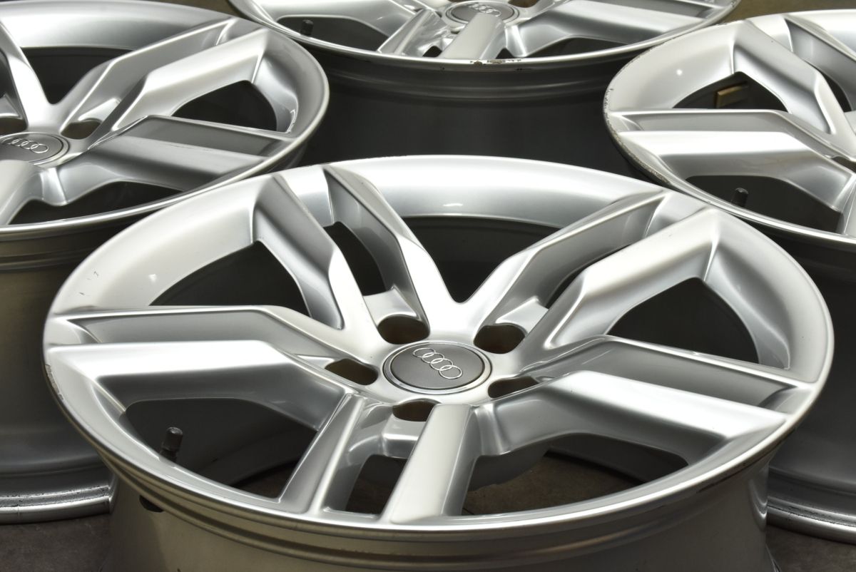 アウディ 8T A5 Sライン 純正 18in 8.5J 29 PCD112 4本セット 品番 8T0601025 ノーマル戻し スタッドレス用 交換用に