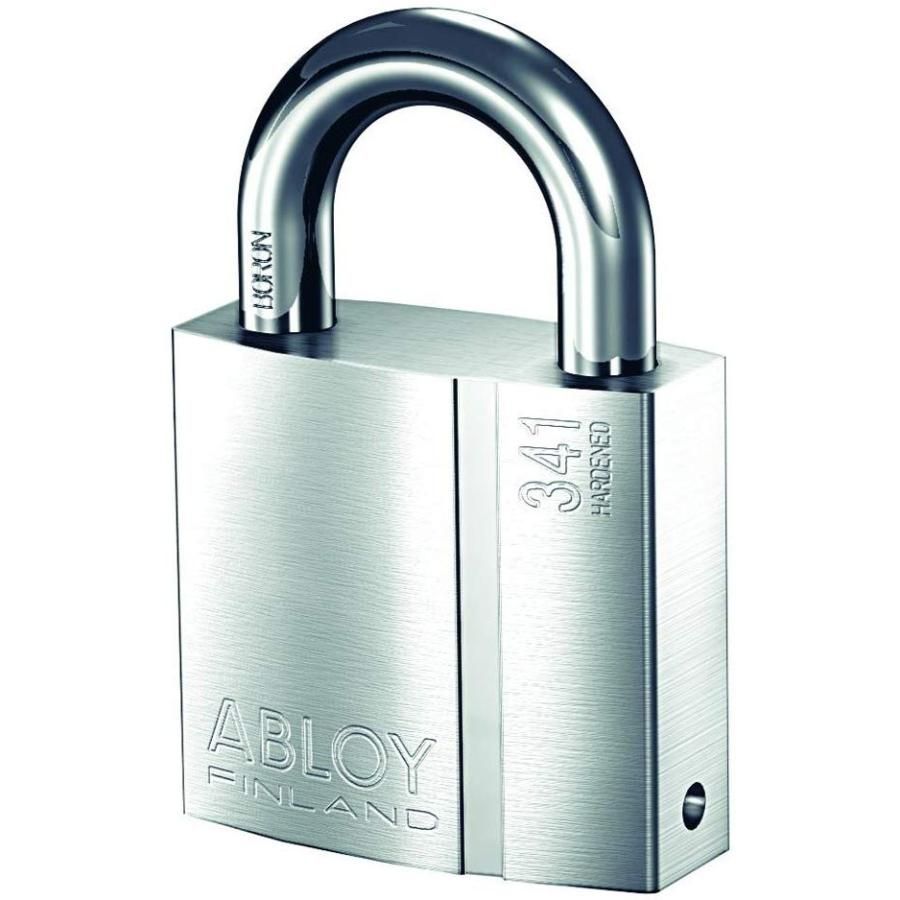 南京錠 PL341N-25 PADLOCK クロームメッキ ABLOY アブロイ 施設 現場 セキュリティ 防犯 カギ 鍵