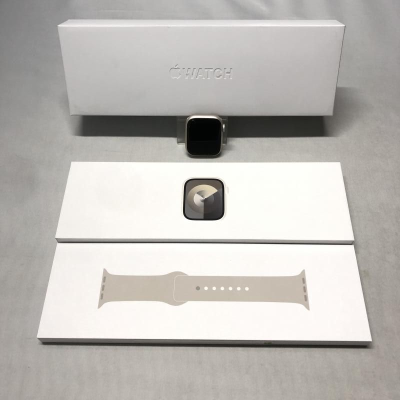 【中古】アップル Apple Watch Series 9 GPSモデル 41mm MR8T3J/A スターライト [15]