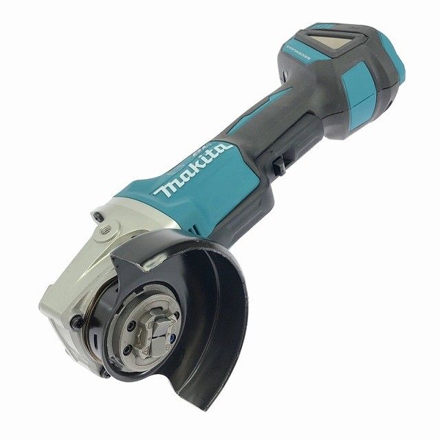 makita マキタ 18V 100mm 充電式ディスクグラインダ GA420DZ サイドグリップ 研削砥石 説明書付 XLOCK 自動変速 APT 115460