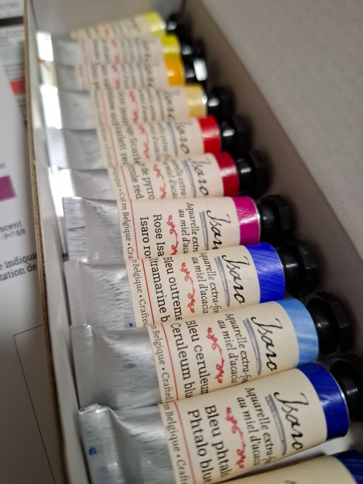 1月31日まで新春価格 isaro透明水彩 mastering color set 11colors
