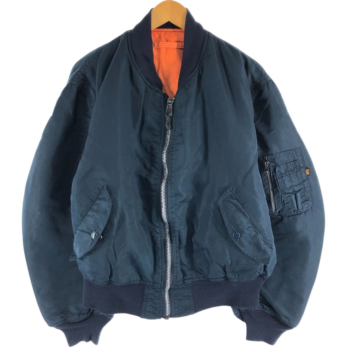 アルファインダストリーズ フライトジャケット N2B 80s XL USA 短丈