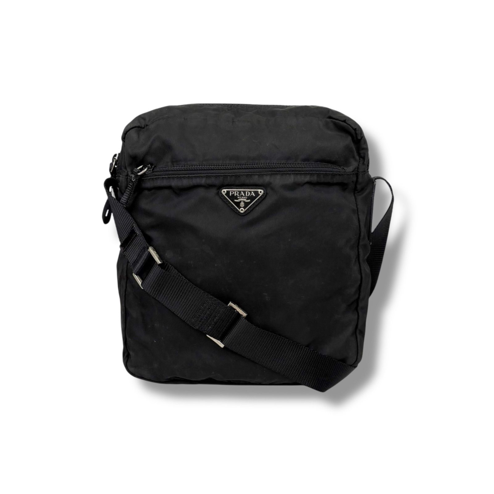 プラダ テスートナイロン クロスボディ ショルダーバッグ プラダ PRADA ショルダーバッグ クロスボディバッグ ブラック 黒