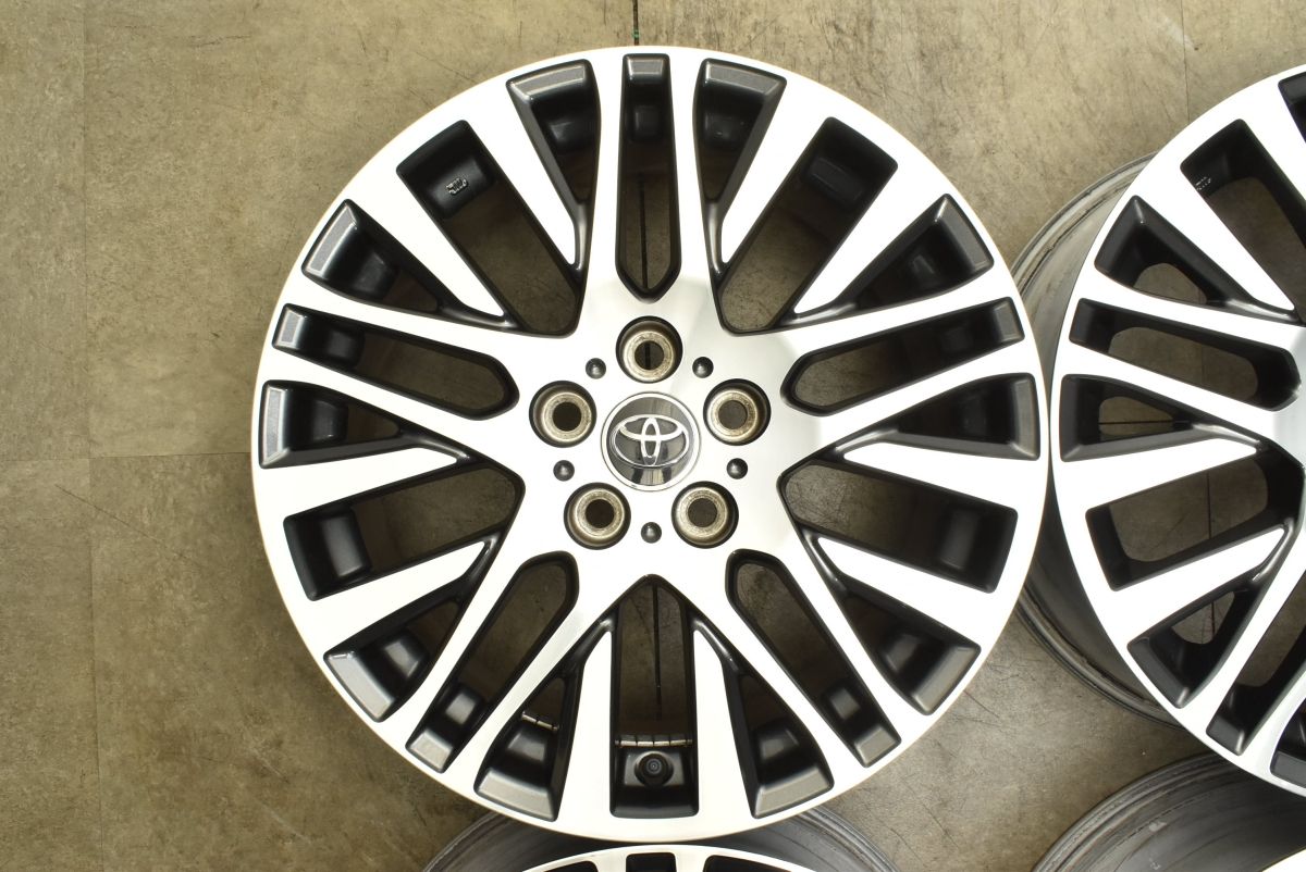 デザイン・サイズが豊富。 スタッドレス用等に トヨタ 30 アルファード 前期 純正 18in 7.5J 45 PCD114.3 4本 ヴェルファイア ハリアー カローラクロス C-HR 即完売モデル