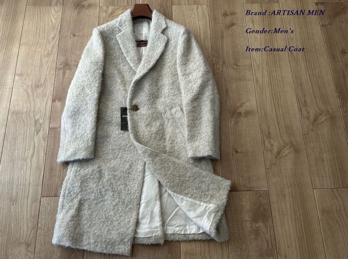 新品 ARTISAN MEN アルチザン メン 日本製 最高級 ウールアルパカ