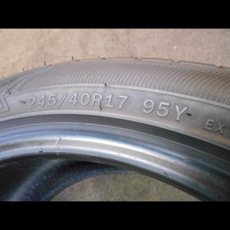 A-1811) 送料無料 中古 ZEETEX HP2000 vfm 245/40R17 2本 ワイズギア  