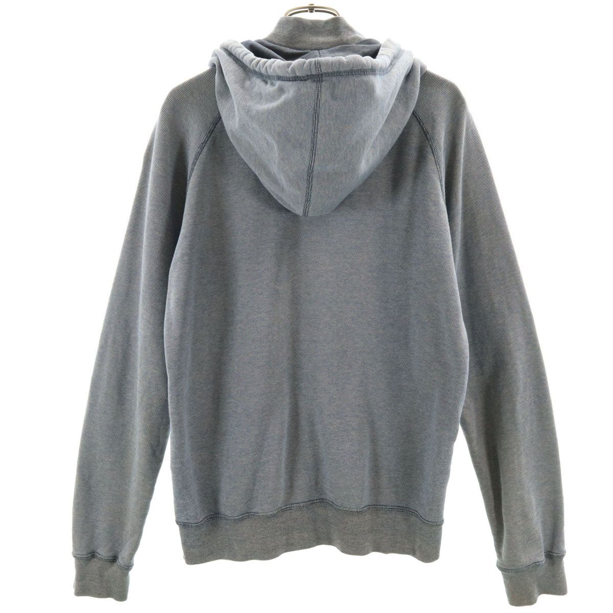 ARMANI JEANS アルマーニジーンズ ボーダー柄 長袖 ジップパーカー S 