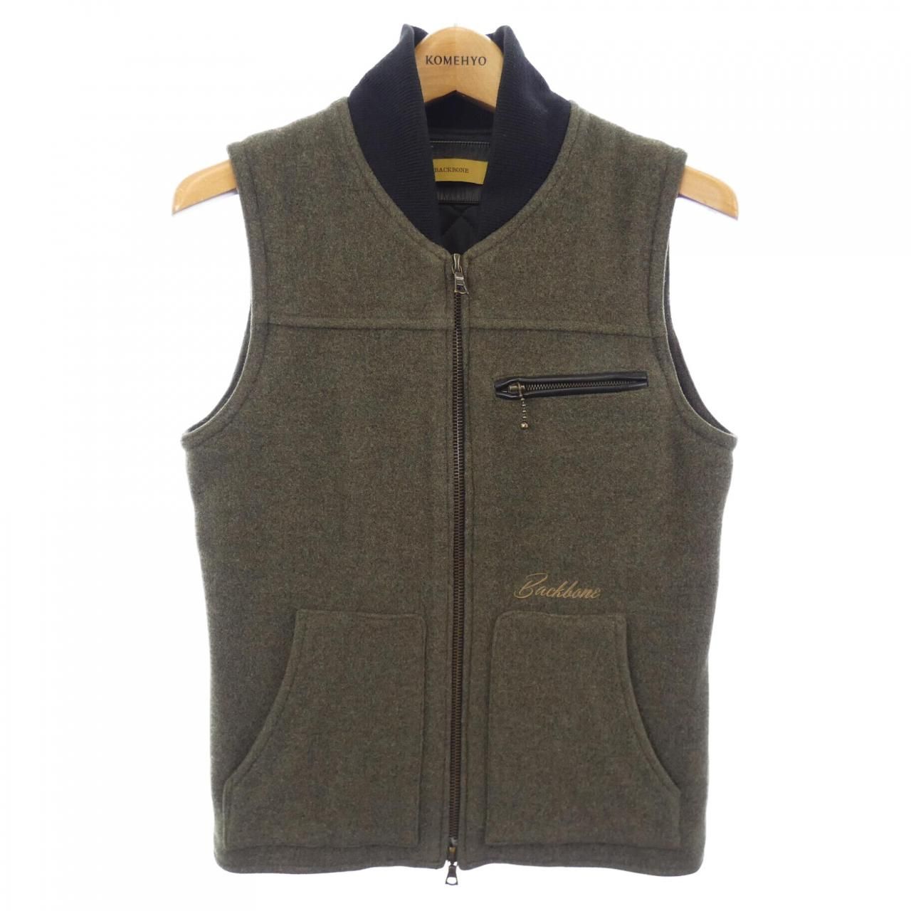 バックボーン　レザーベスト BACKBONE レザーベスト BACK BONEバックボーン レザーベストBACKLASH