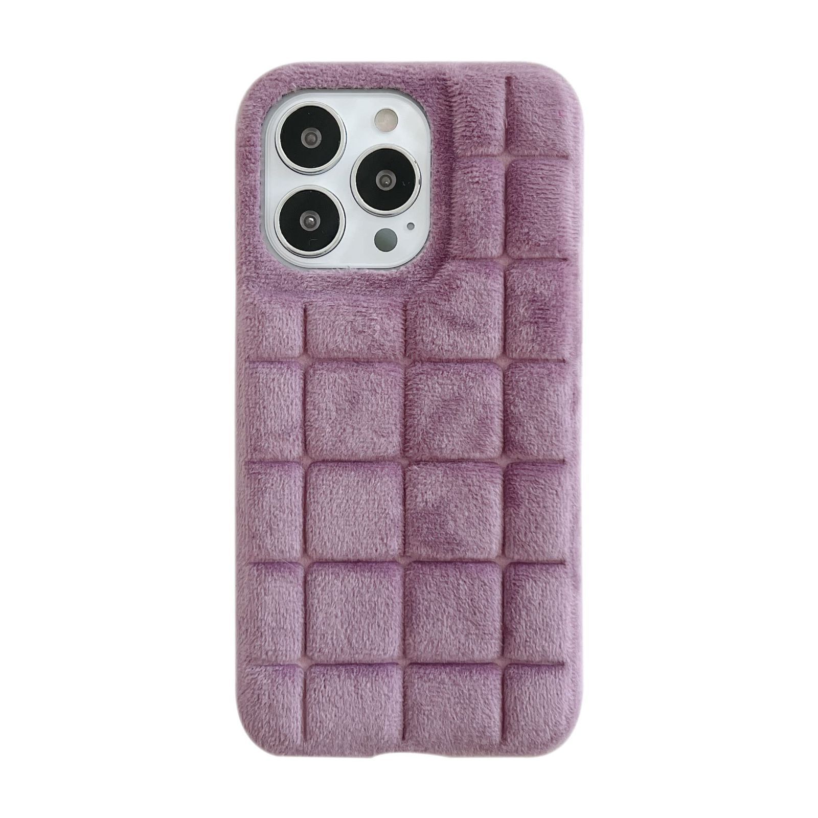 【人気商品】13用 (iPhone パープル) カバー 保護 おしゃれ シンプル ダウン アイフォン13ケース もふもふ 韓国 ケース スマホケース・iphone13用 もこもこ