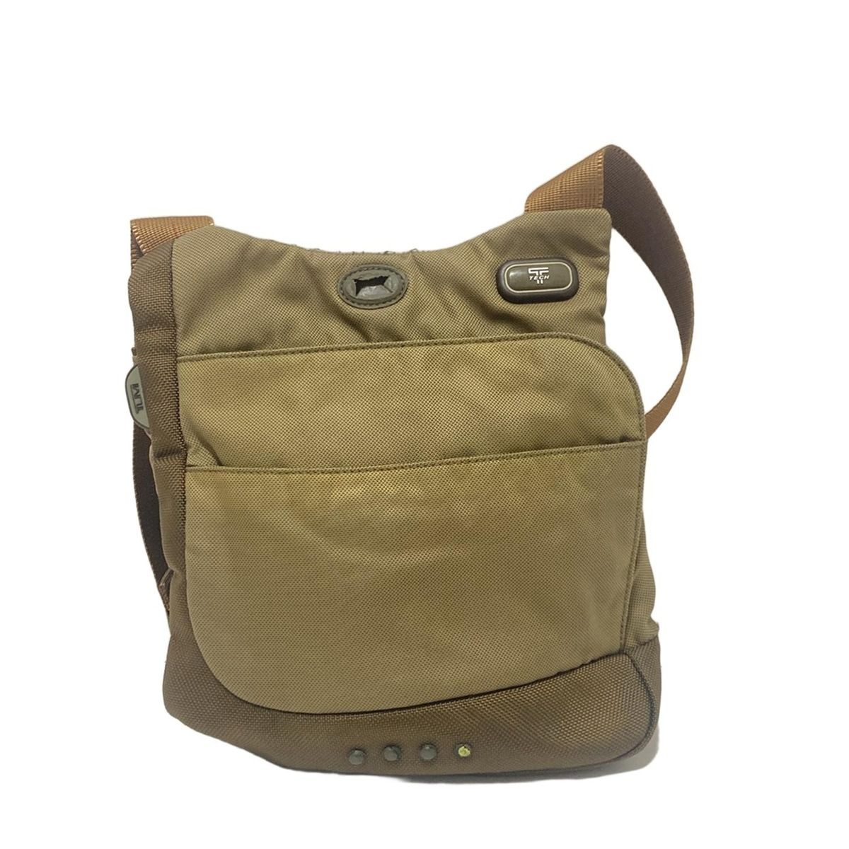TUMI トゥミ ショルダーバッグ - 5132MSS カーキ×ダークブラウン