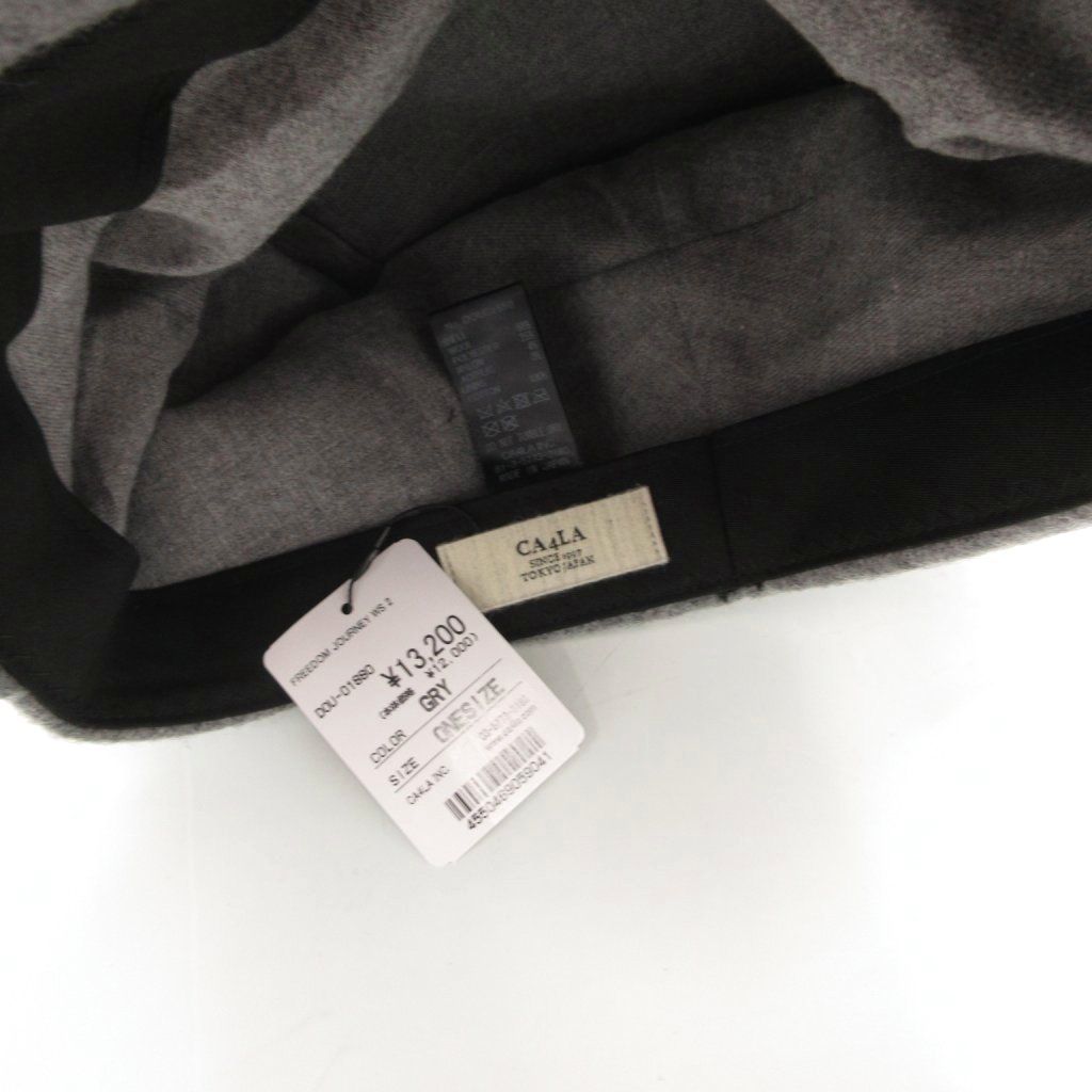 カシラ CA 4 LA DOM JOURNEY WS 2 キャスケット 帽子 F グレー UO