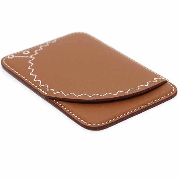 HERMES ブラウンレザー カードケース 楽天市場】エルメス カードケース